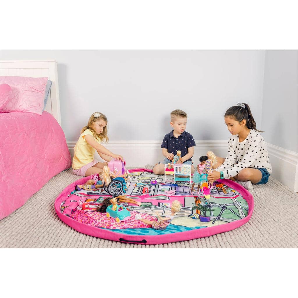 Barbie Play Pouch Toy Storage Bag & Mat