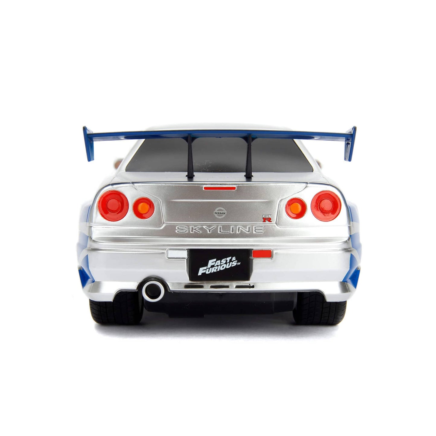 Fast & Furious Rc Brian's 2002 Nissan Skyline Gt-r (bnr34) (1:16) Remote Control