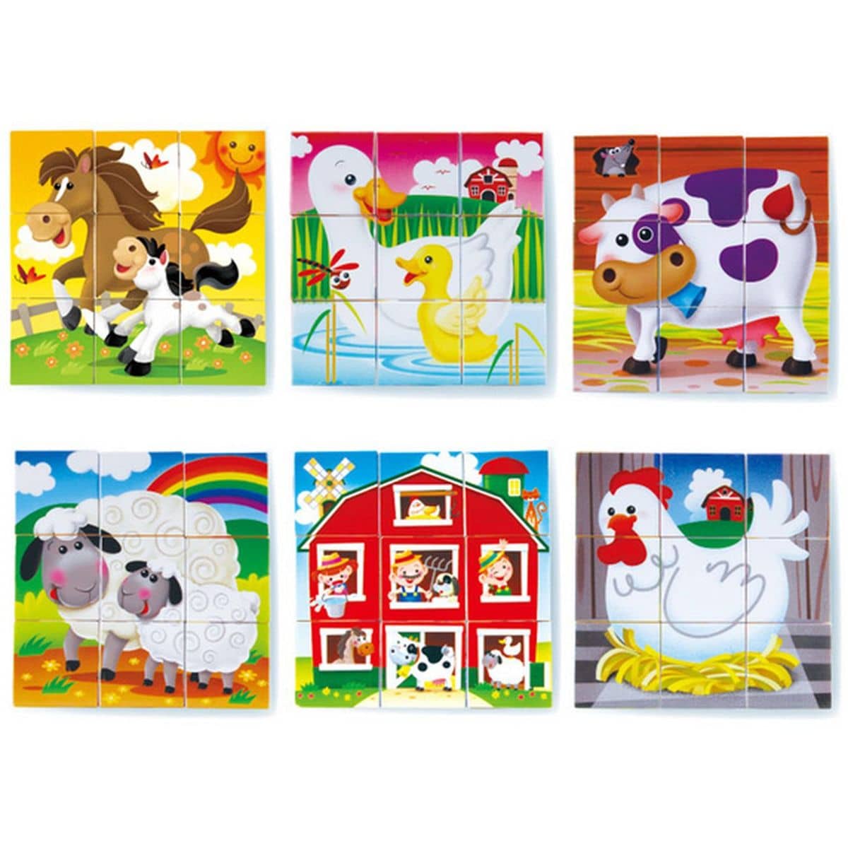 Farmhouse Block Puzzle Playgo Toys Ent. Ltd