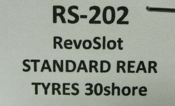 RevoSlot RS-202 RevoSlot Standard Rear Tyres 30shore
