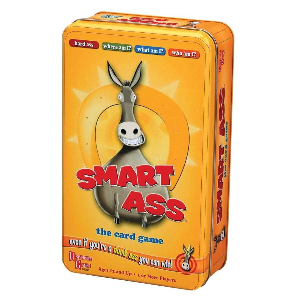 Smart Ass Card Game In A Tin - Iniversity Games