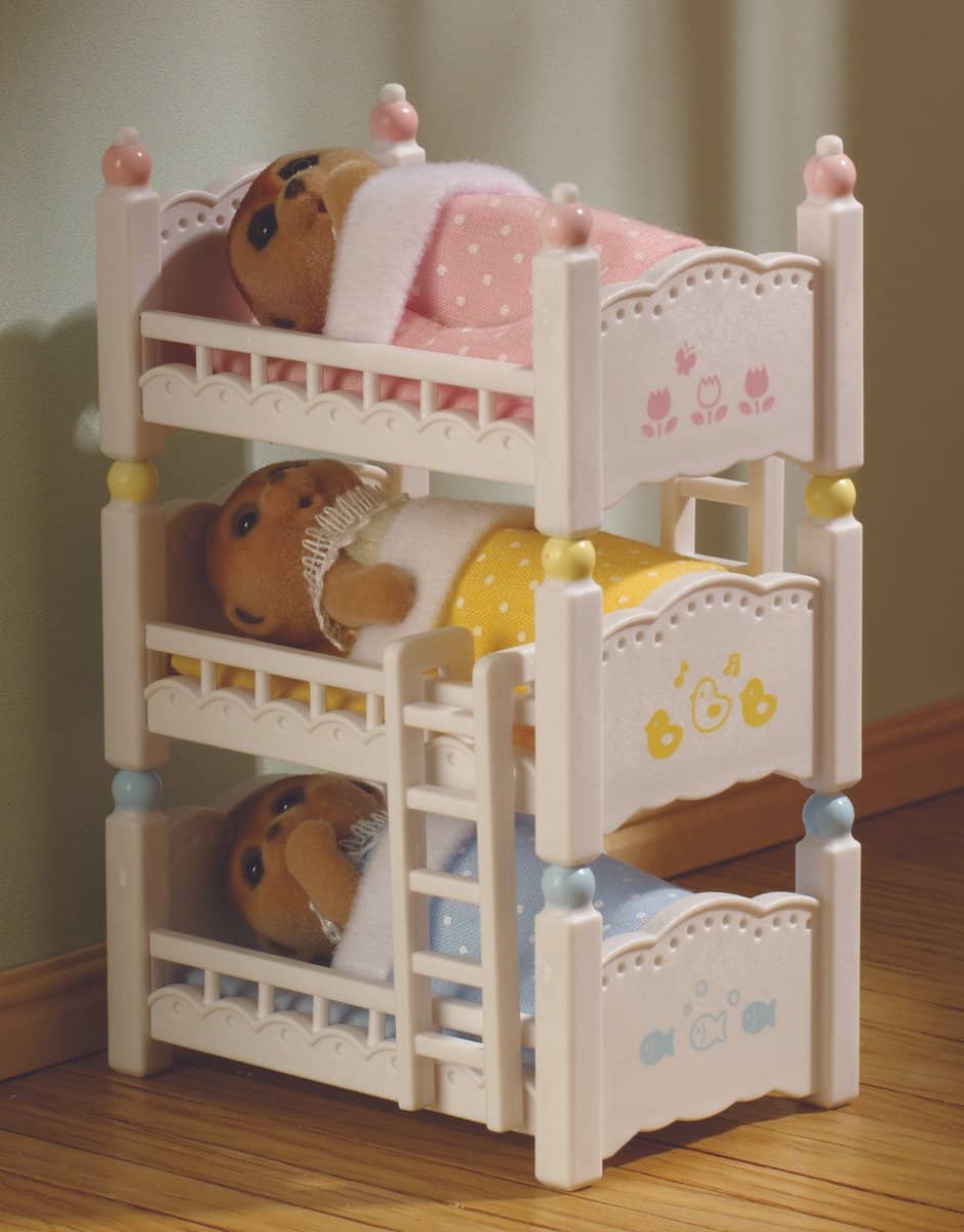 Sylvanian Families - Triple Bunk Beds Animal Doll Playset