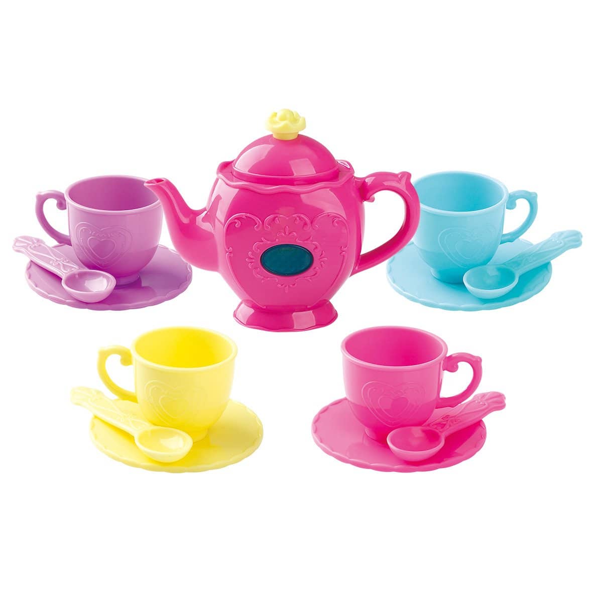 Battery Operated Pink Musical Tea Set Playgo Toys Ent. Ltd