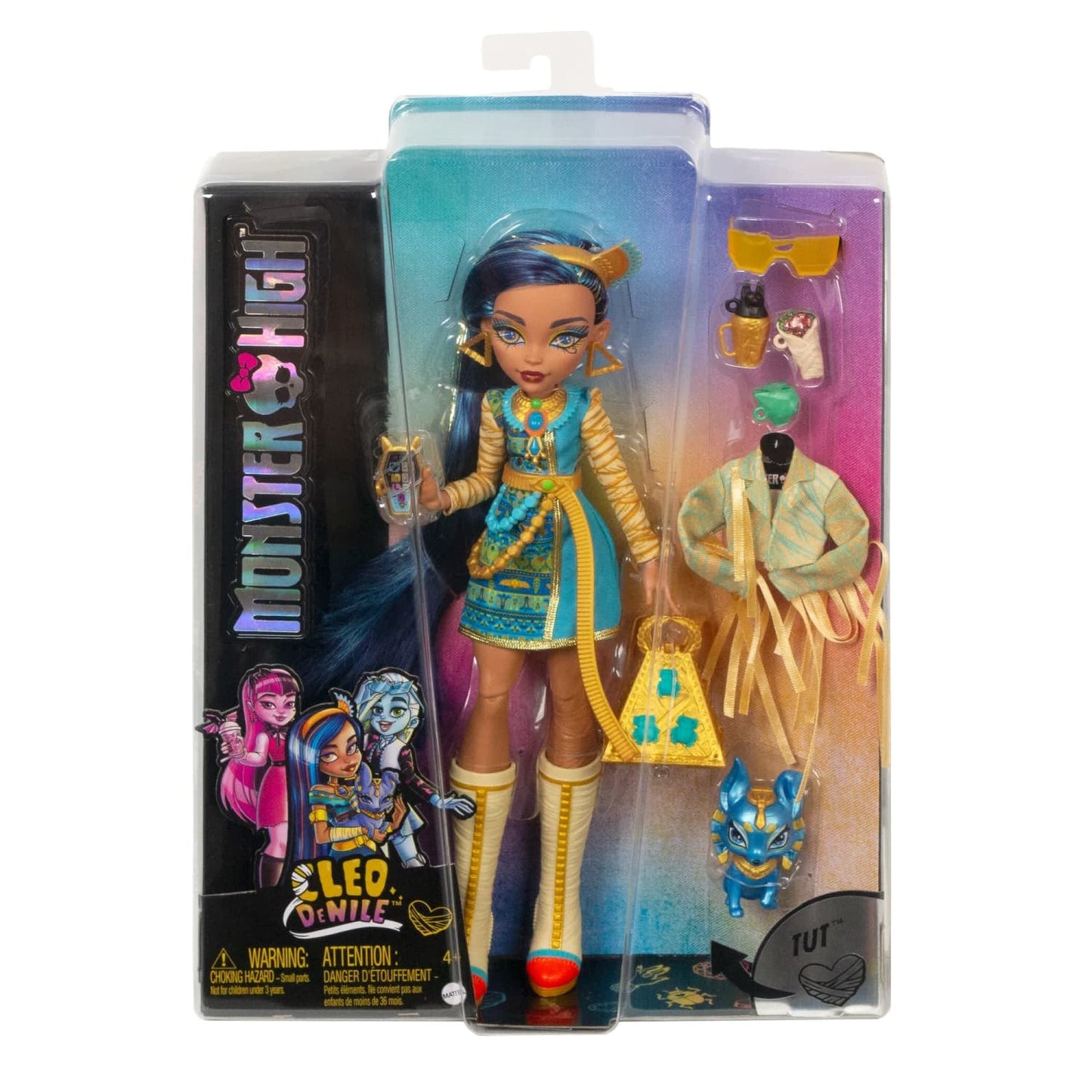 Monster High - Cleo De Nile Doll With Pet And Accessories