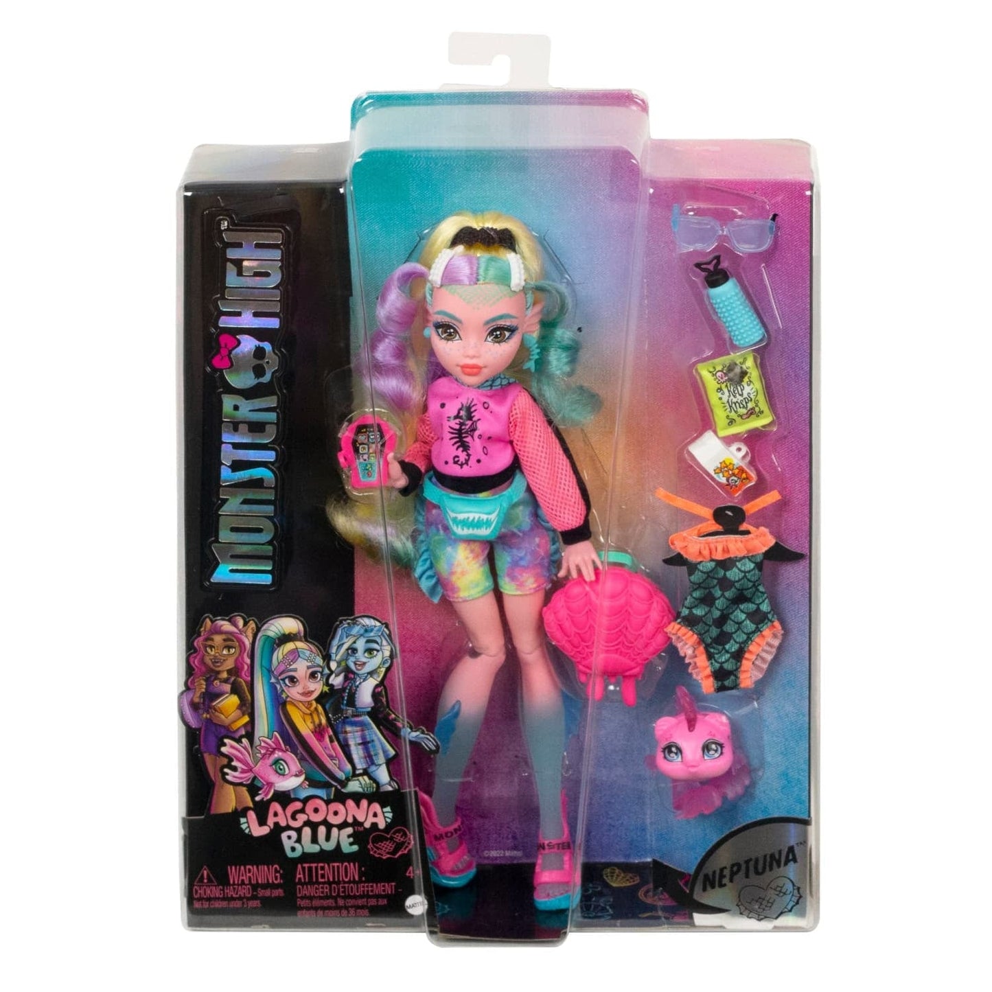 Monster High - Lagoona Blue Doll With Pet And Accessories