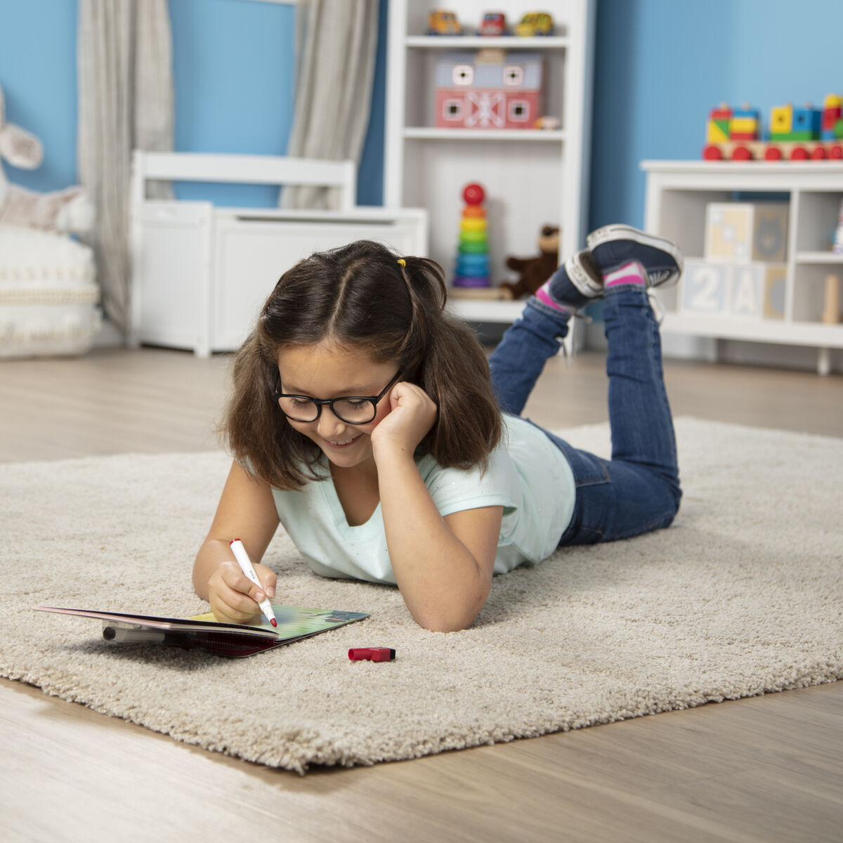 Melissa & Doug - Spy Games Wipe-off Activity Pad - On The Go Travel Activity