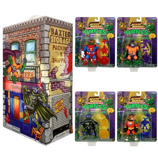 Tmnt - Teenage Mutant Ninja Turtles 1993 Classic Collection Sewer Heroes 4 Pack