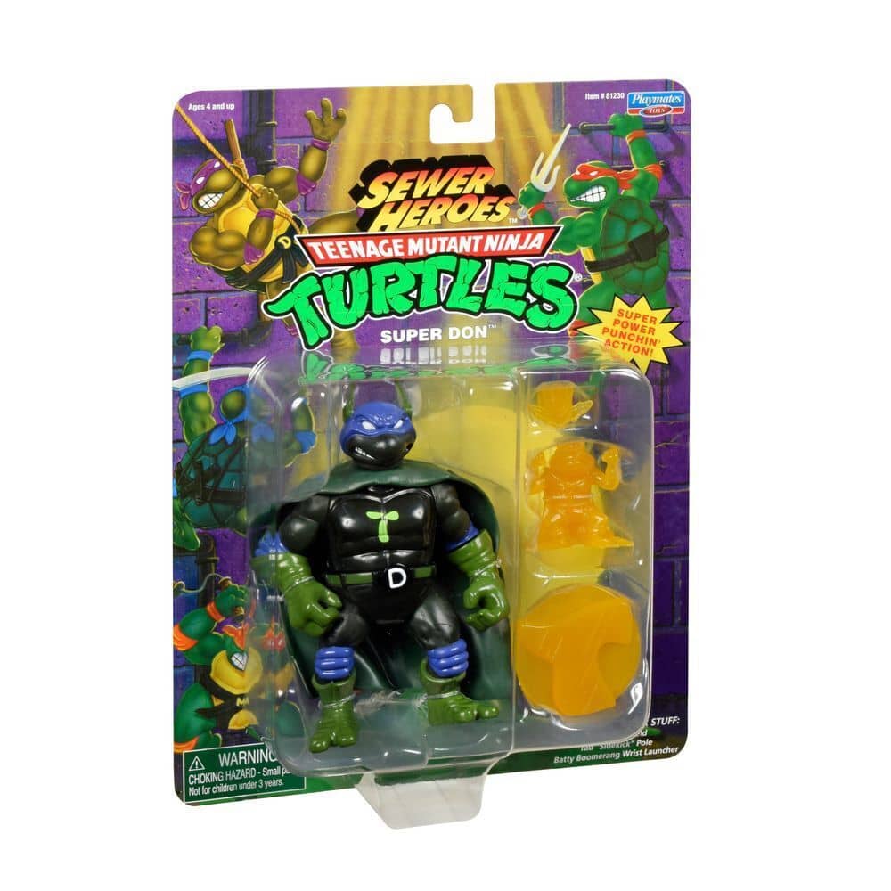 Tmnt - Teenage Mutant Ninja Turtles 1993 Classic Collection Sewer Heroes 4 Pack