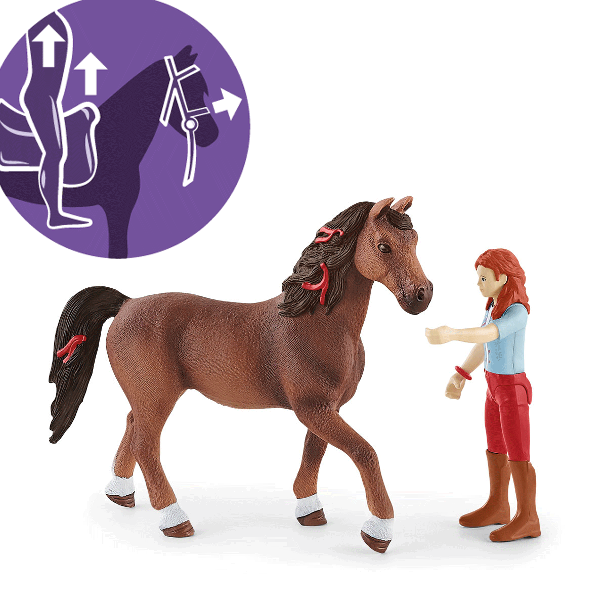 Schleich - Horse Club Hannah & Cayenne Animal Playset