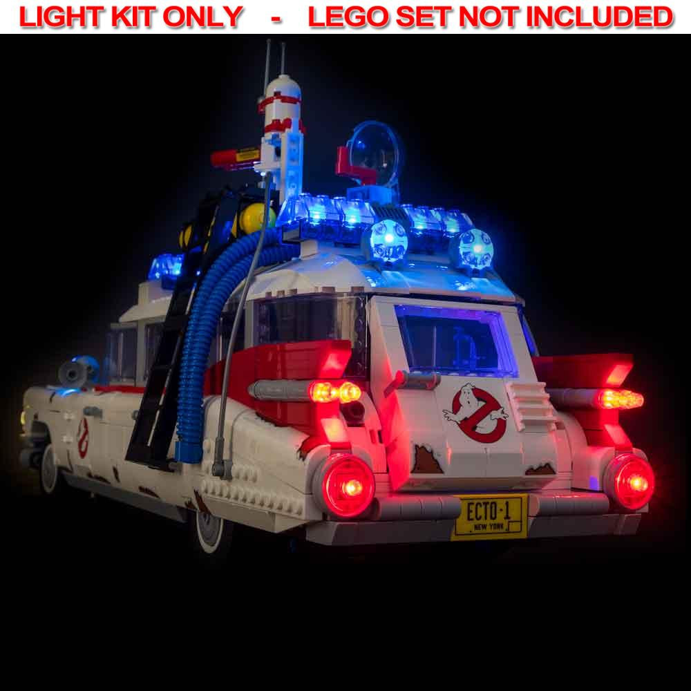 Light My Bricks - LIGHT KIT for LEGO Ghostbusters Ecto-1 10274 Light &amp; Sound &amp; Remote Control Kit