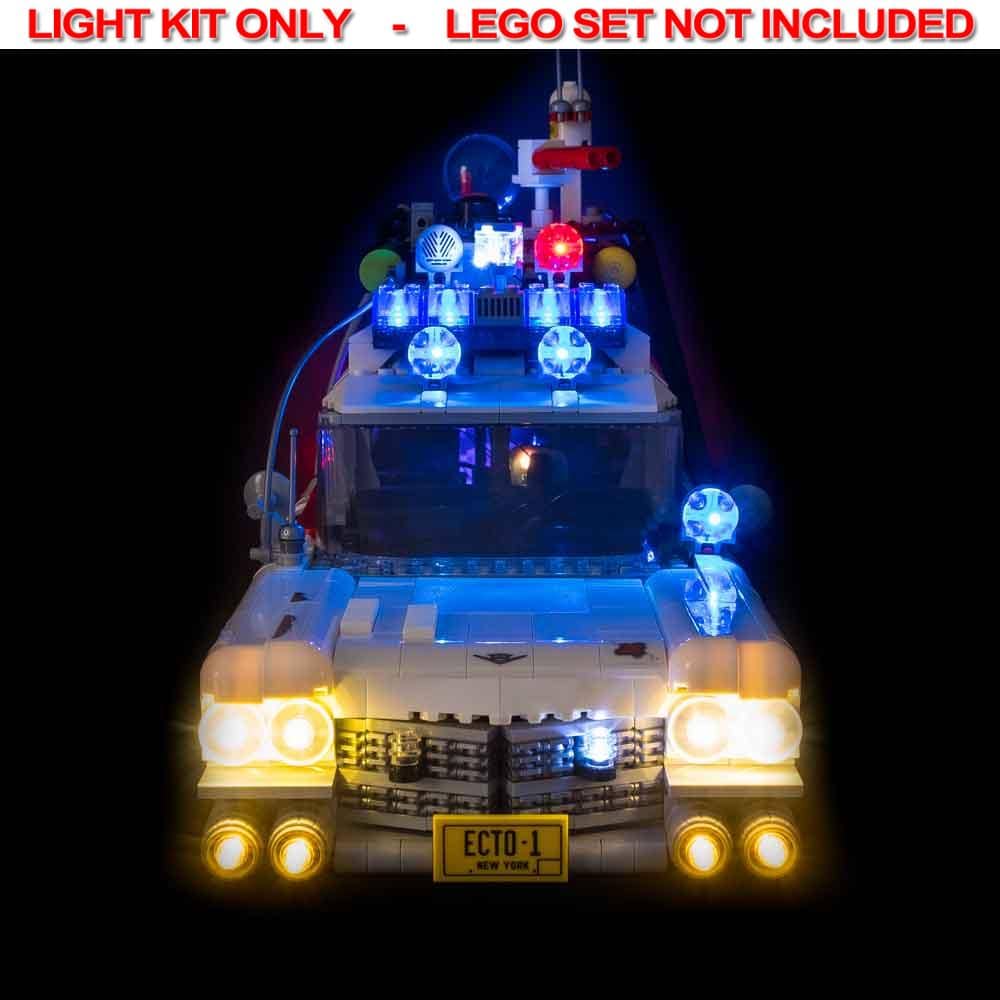 Light My Bricks - LIGHT KIT for LEGO Ghostbusters Ecto-1 10274 Light &amp; Sound &amp; Remote Control Kit