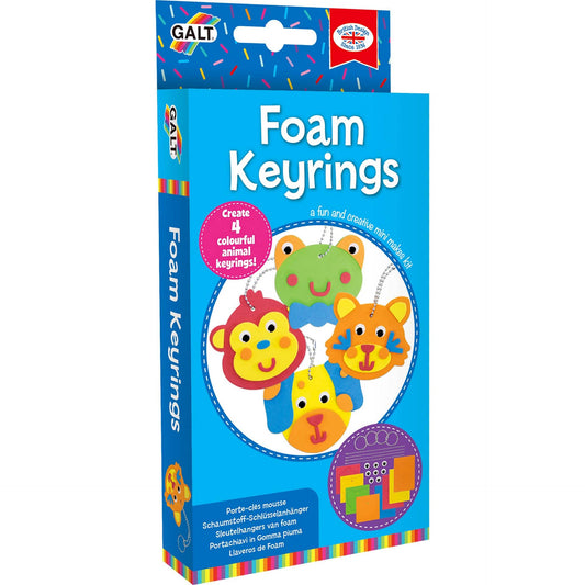 GALT - Mini Makes Foam Keyrings - Creative Craft Kit