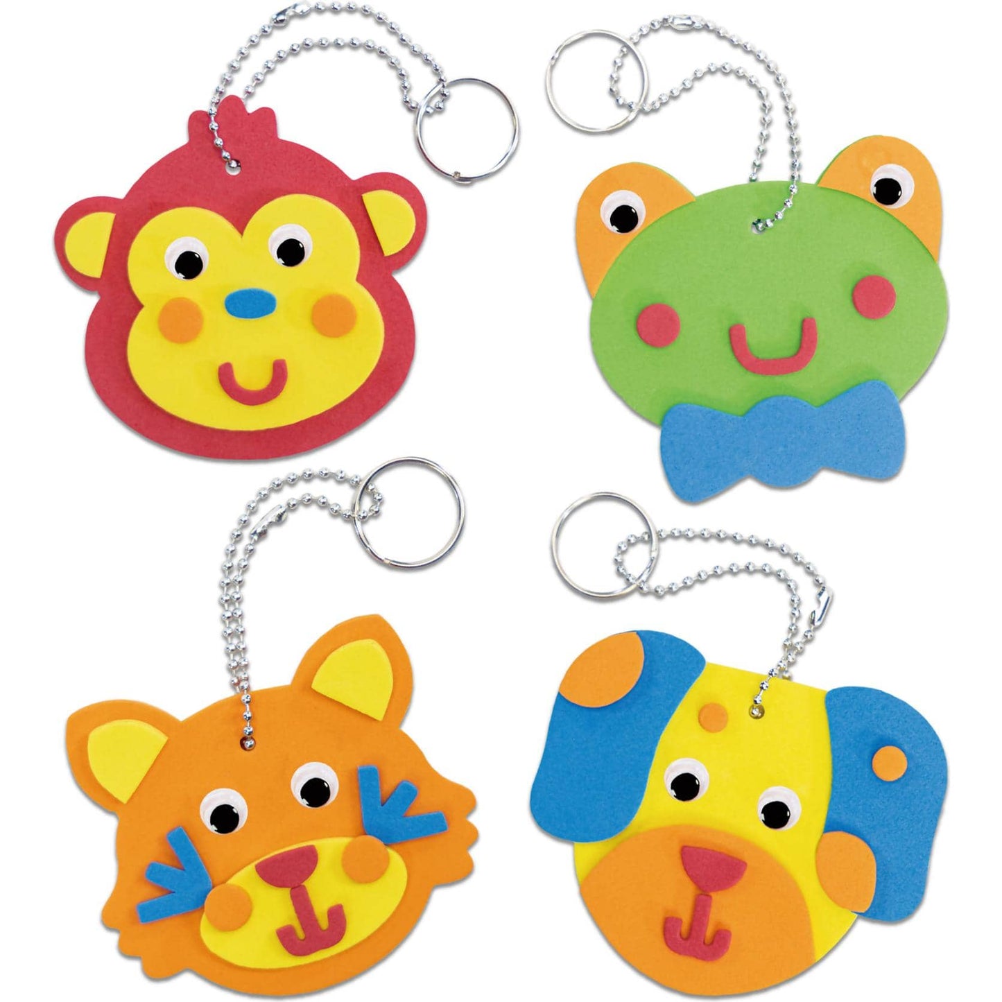 GALT - Mini Makes Foam Keyrings - Creative Craft Kit