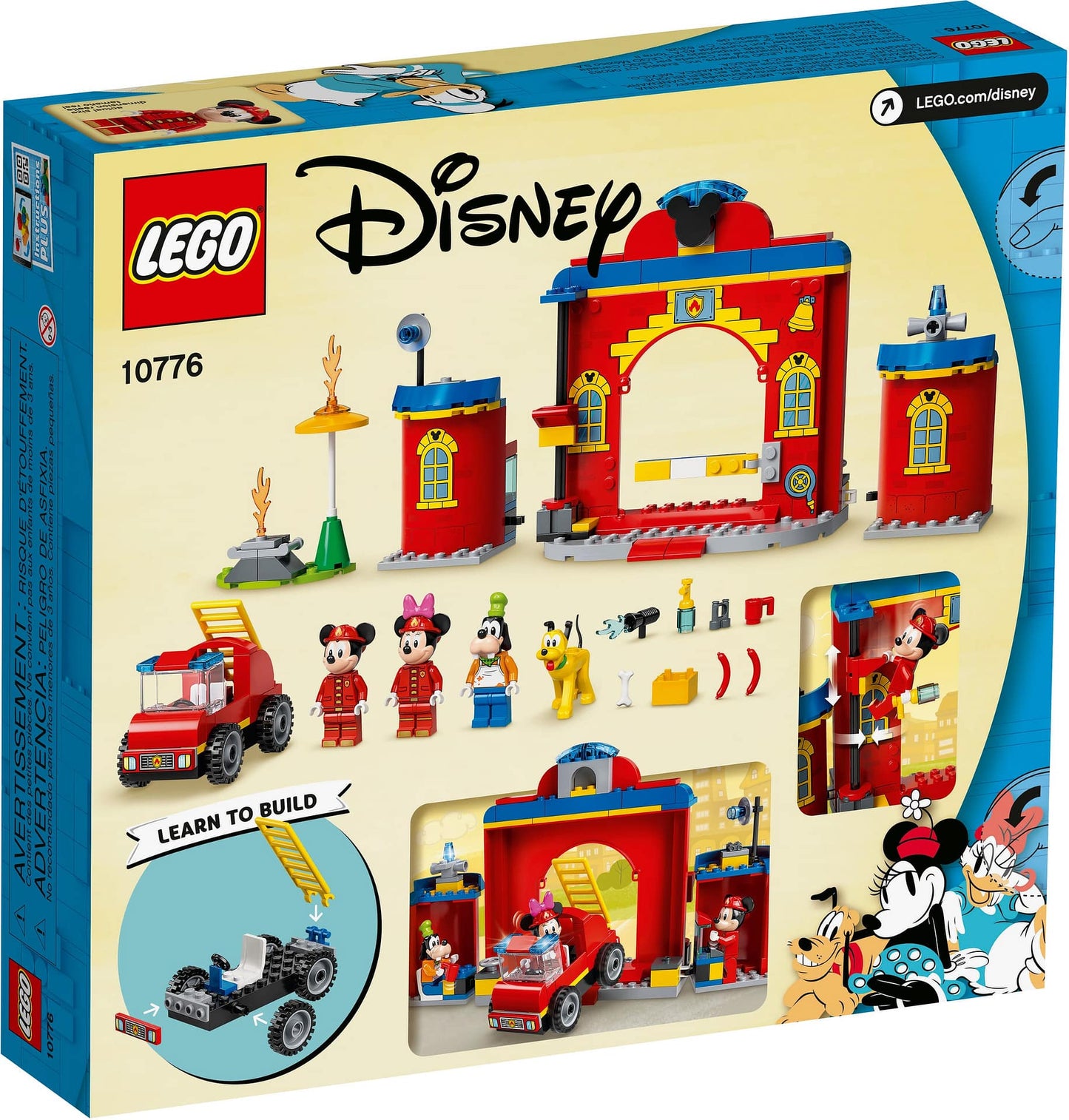 LEGO 10776 Mickey & Friends Fire Truck & Station - Disney Mickey And Friends 4+