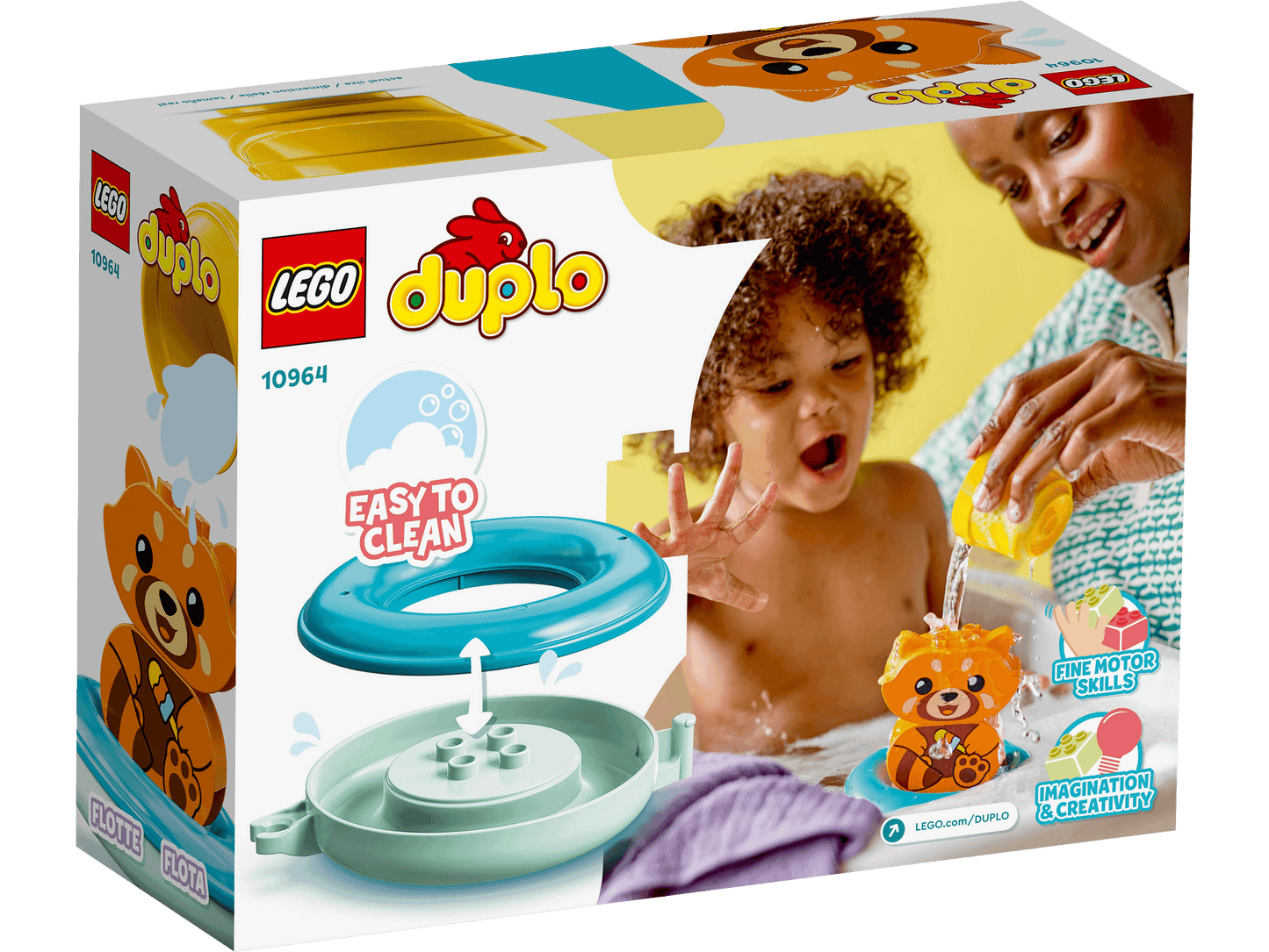 LEGO 10964 Bath Time Fun Floating Red Panda - DUPLO