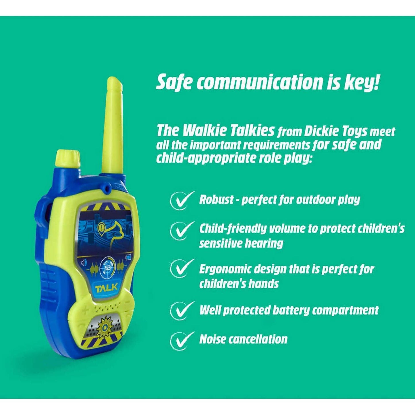 Dickie Toys – Kids’ Police Patrol Two-Way Radio Playset