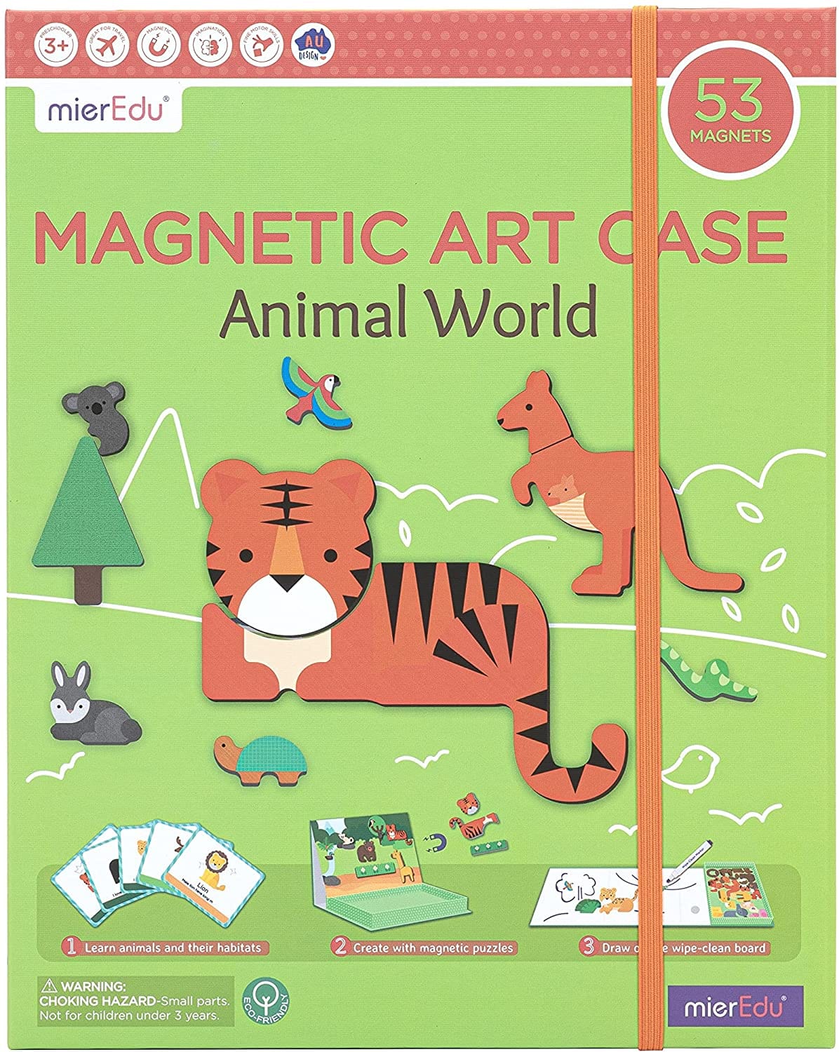 mierEdu -  Magnetic Art Case Animal World