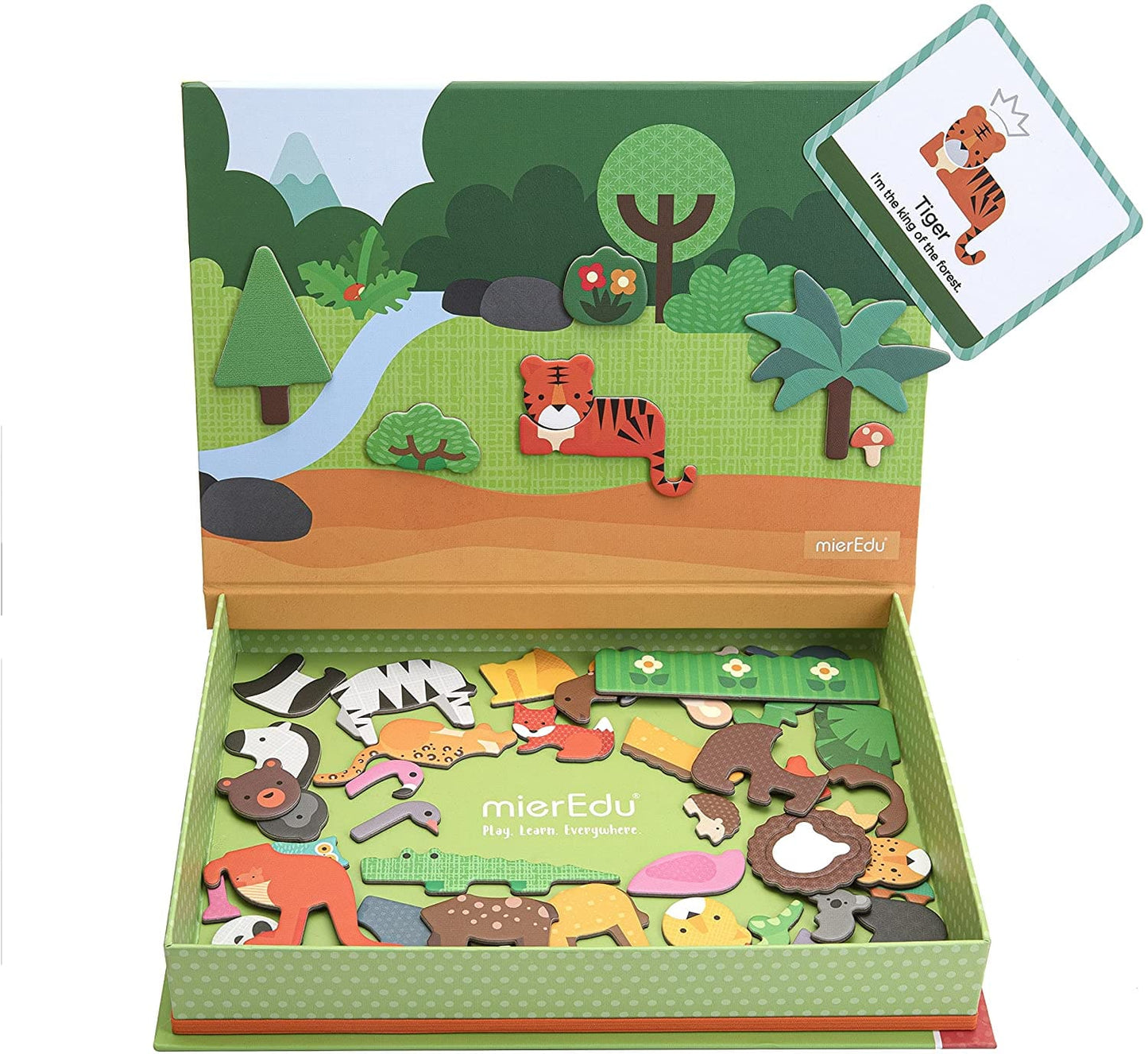 mierEdu -  Magnetic Art Case Animal World