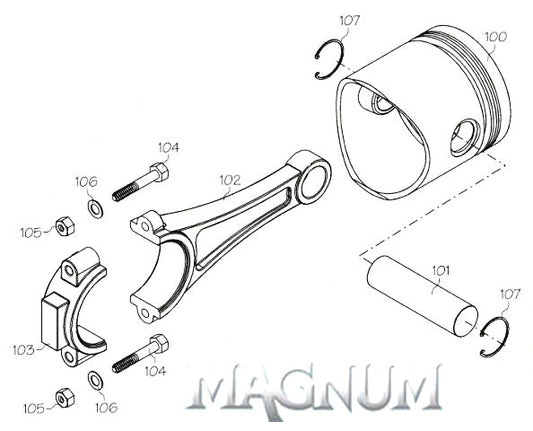 S91111 (MAGNUM ENGINE PART) BACK COVER GASKET