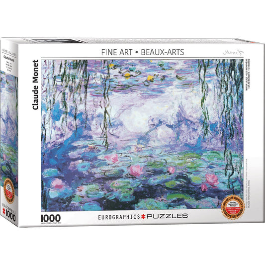 Eurographics - Water Lilies By Claude Monet - Jigsaw Puzzle 1000pc