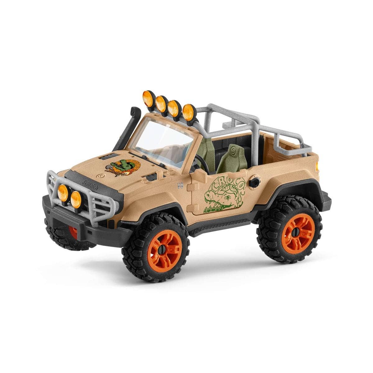 Schleich - 4x4 Vehicle With Winch Animal Playset
