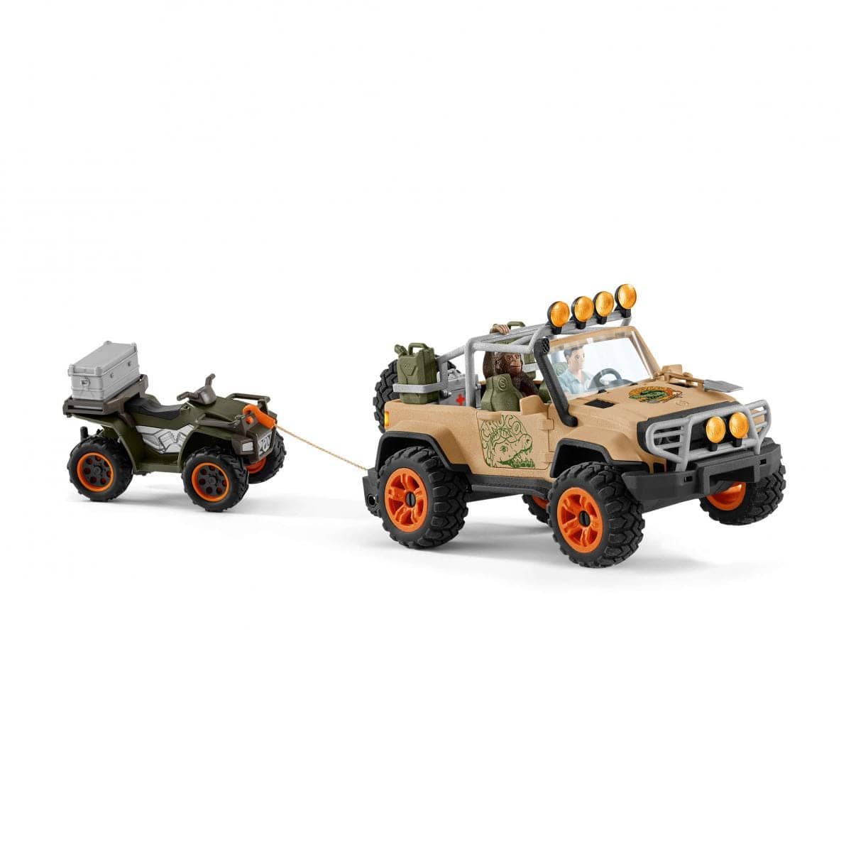 Schleich - 4x4 Vehicle With Winch Animal Playset