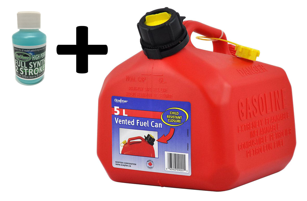 COOL POWER ONE SHOT 125ML SYNTHETIC OIL 4LT MIX 1:32  GAS FUEL