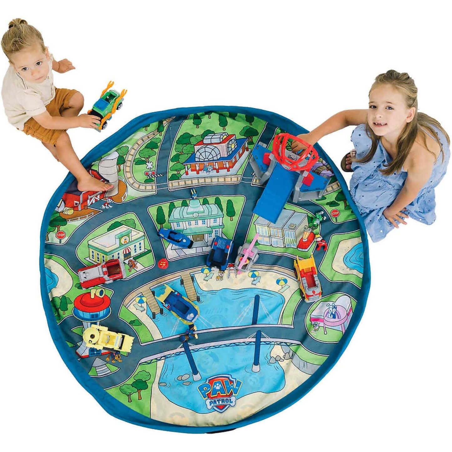 Paw Patrol - Play Pouch Toy Storage Bag & Mat