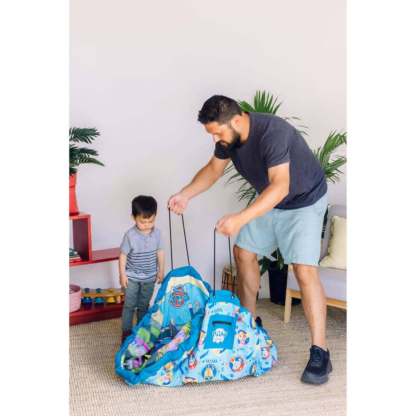 Paw Patrol - Play Pouch Toy Storage Bag & Mat