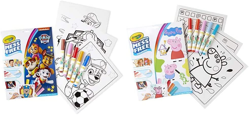 Paw Patrol - Colour Wonder Set - Mess Free Colouring Pages &amp; Markers - Crayola
