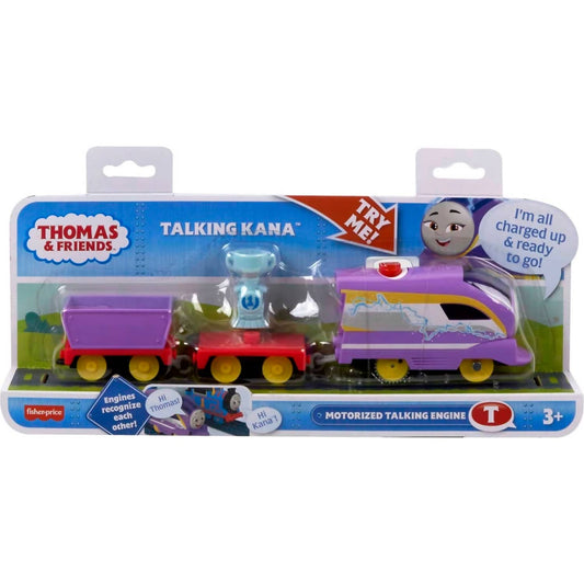 Fisher-Price - Thomas & Friends Talking Kana Toy Train Motorized Engine with Phrases & Sounds - Mattel