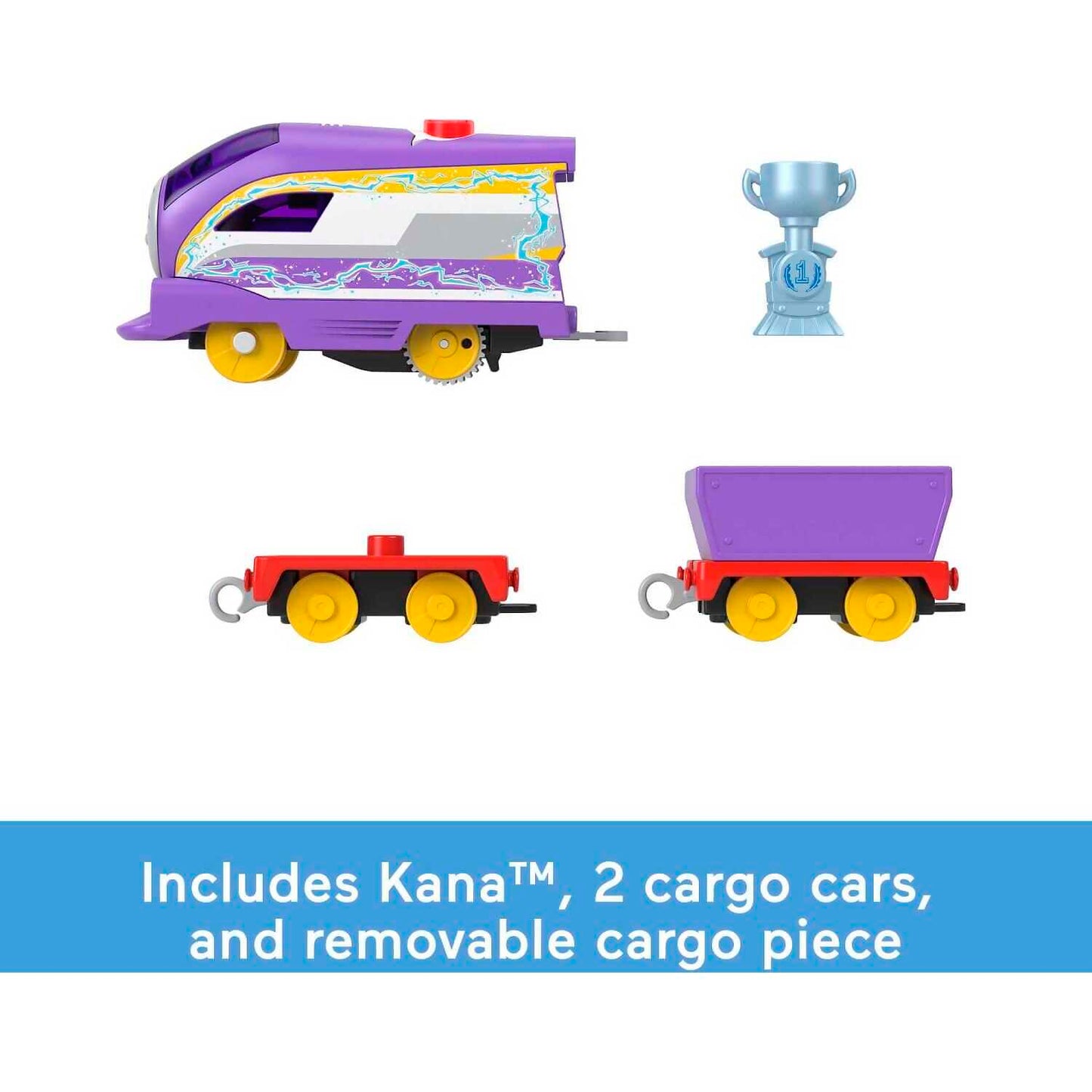 Fisher-Price - Thomas & Friends Talking Kana Toy Train Motorized Engine with Phrases & Sounds - Mattel