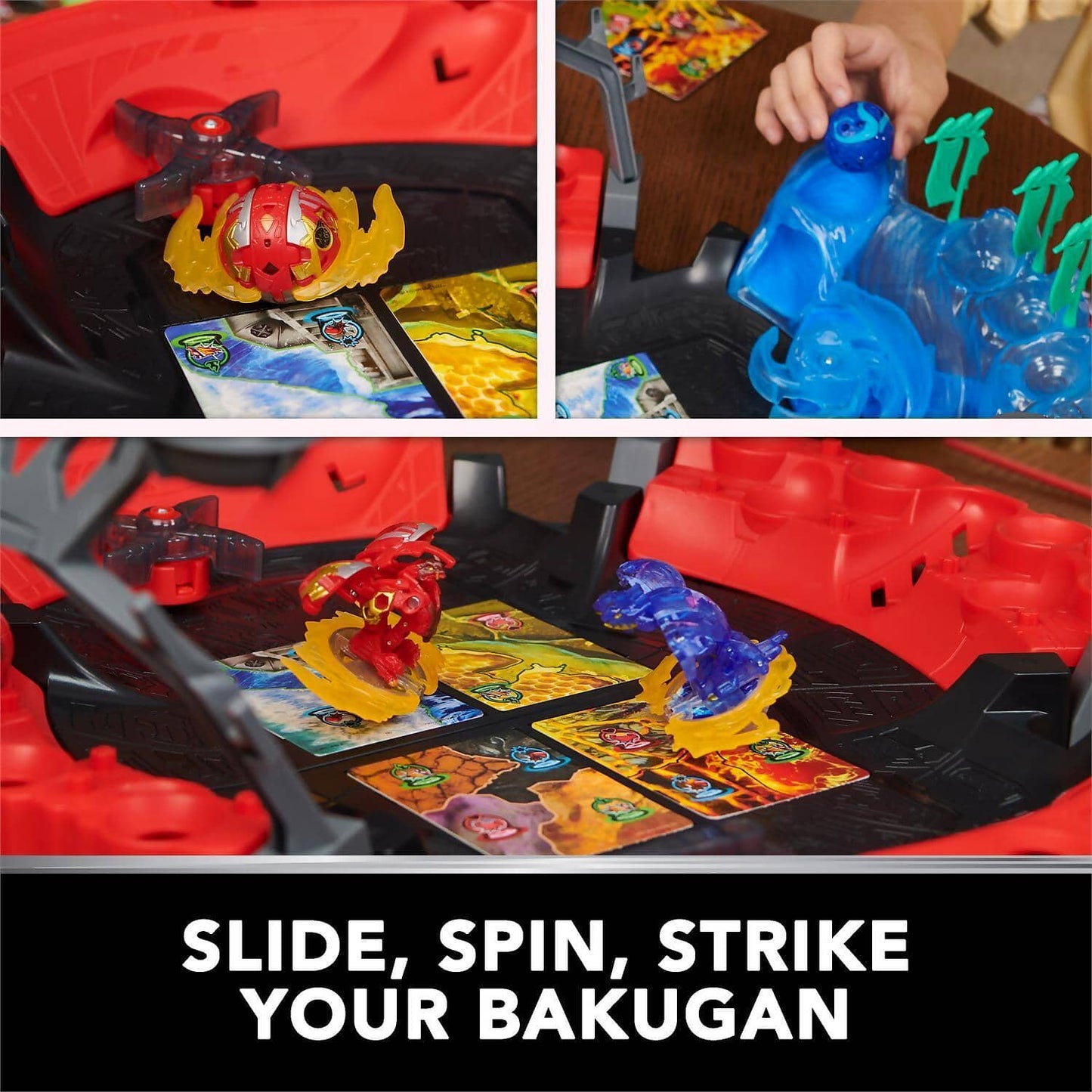 Bakugan - Battle Arena With Exclusive Special Attack Dragonoid Customizable Spinning Action Figure And Playset