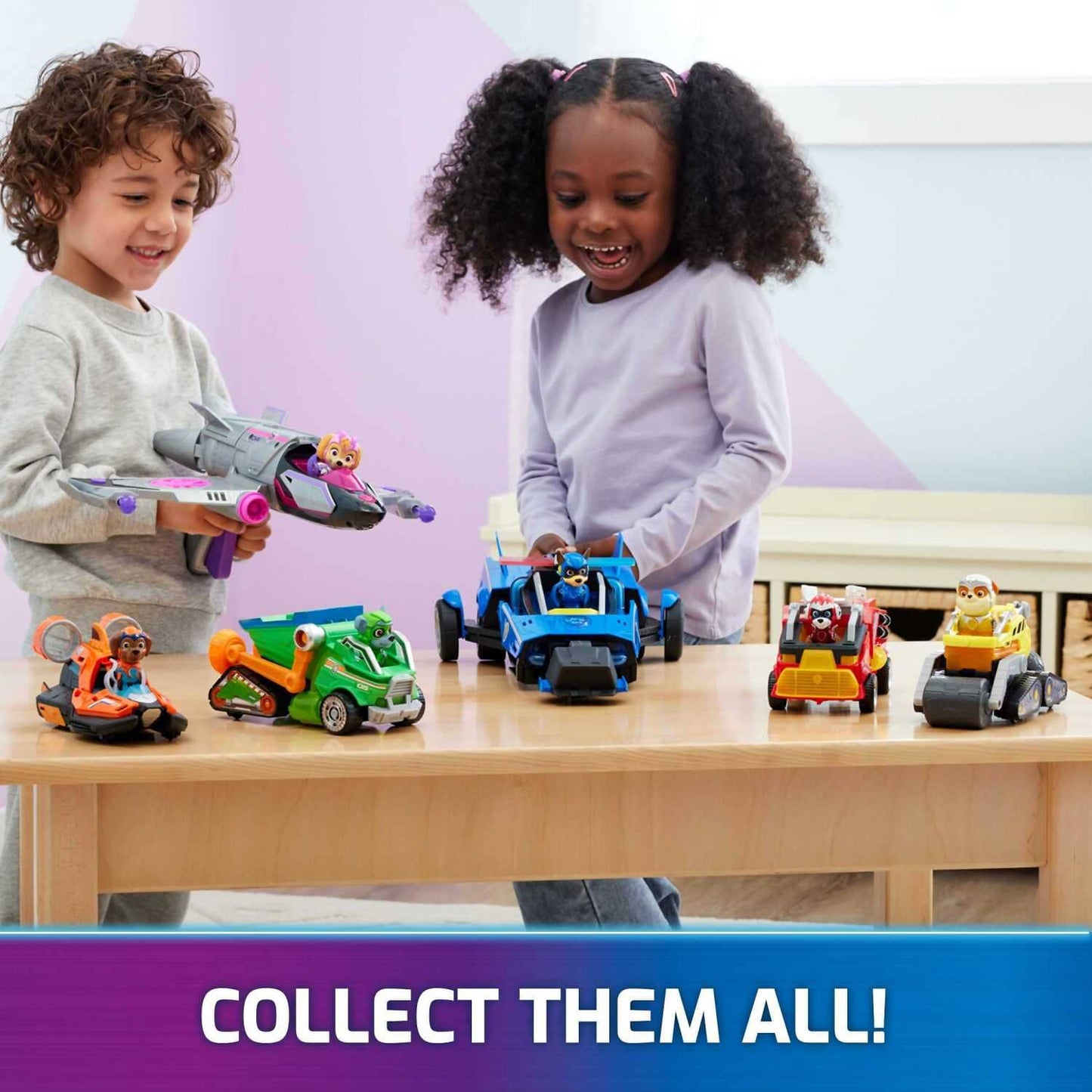 Paw Patrol - The Mighty Movie Chase’s Mighty Transforming Cruiser with Action Figure Lights And Sounds - Spin Master