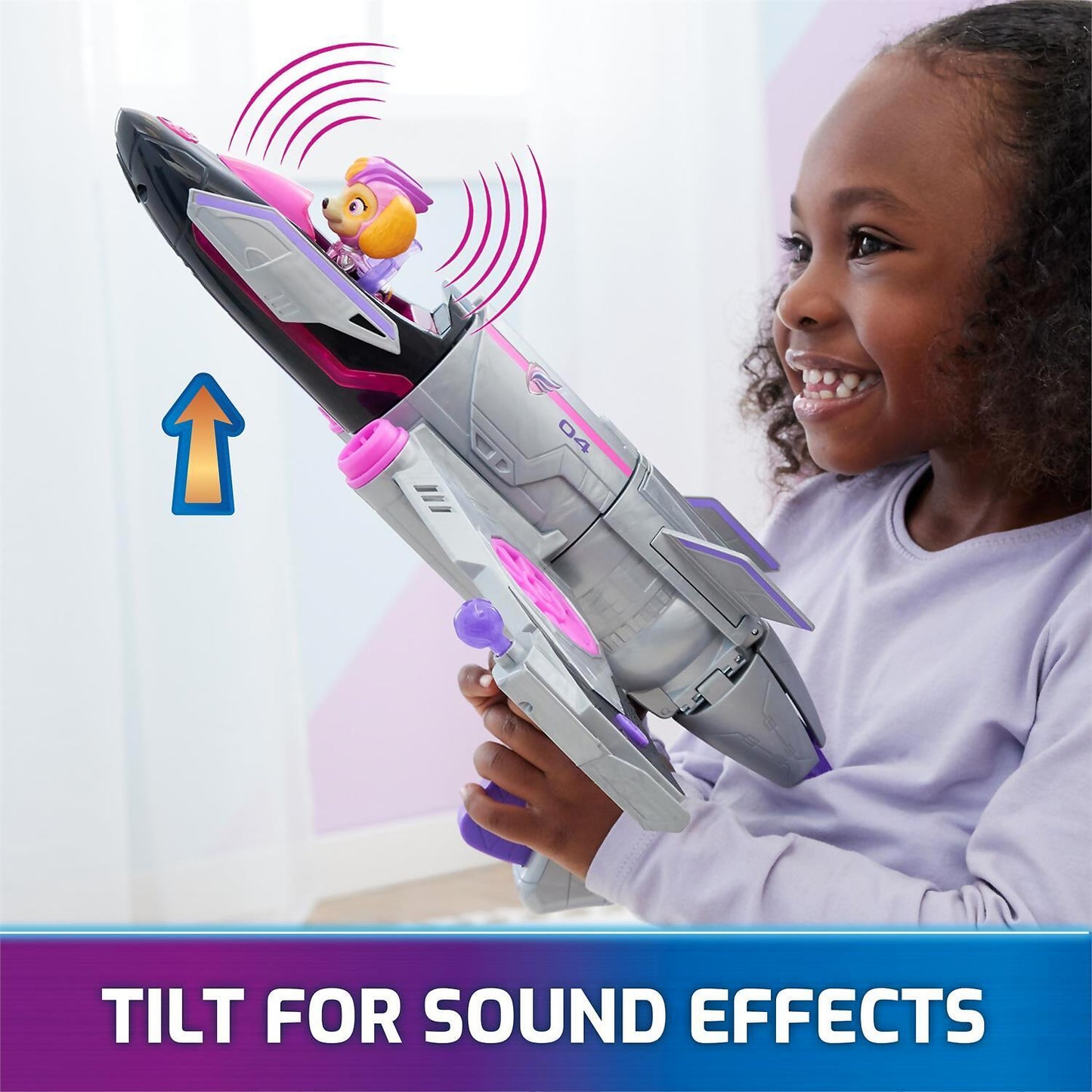 Paw Patrol - The Mighty Movie Transforming Rescue Jet With Skye - Spin Master