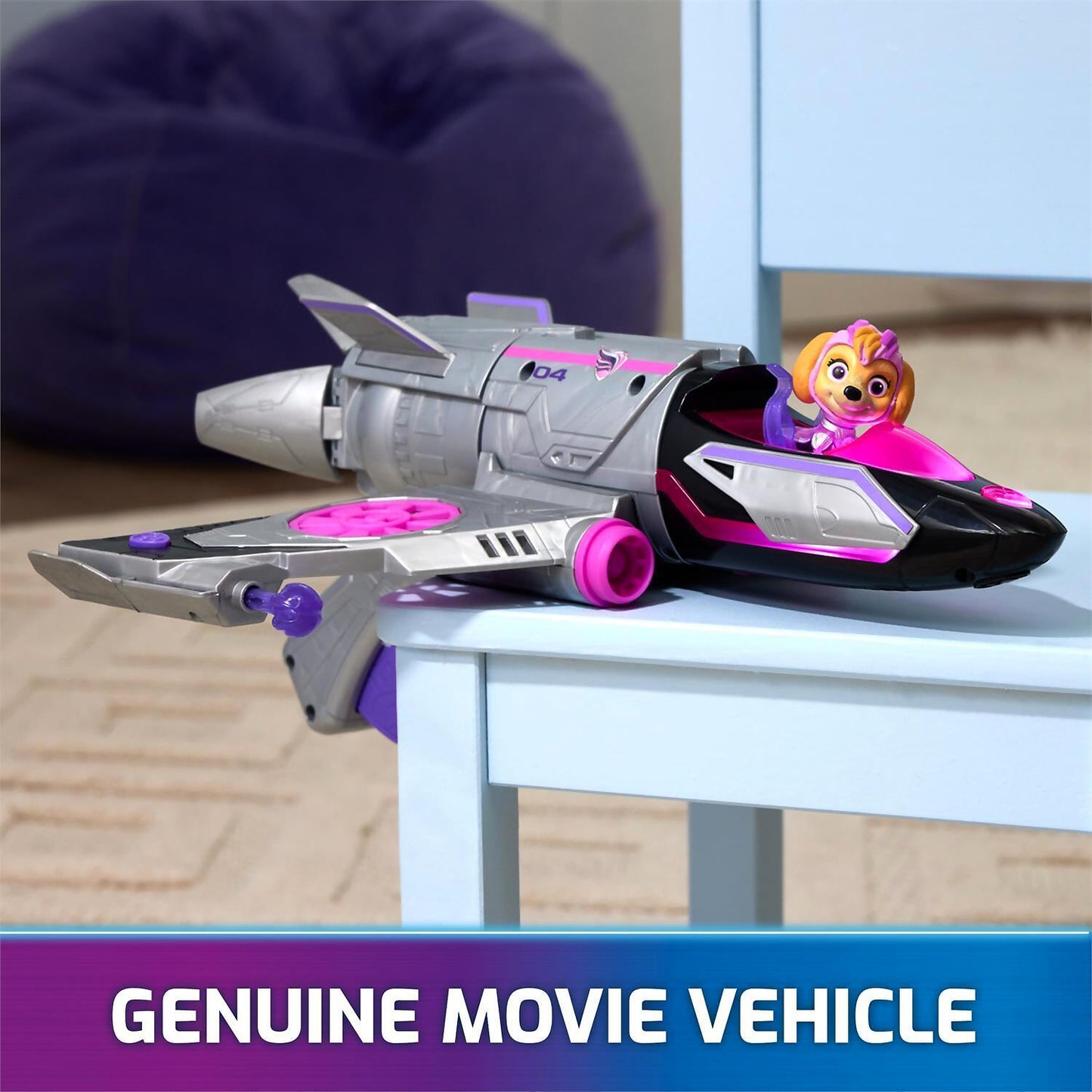 Paw Patrol - The Mighty Movie Transforming Rescue Jet With Skye - Spin Master