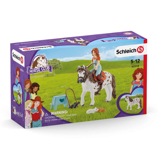 Schleich - Horse Club Mia &amp; Spotty  Animal Playset