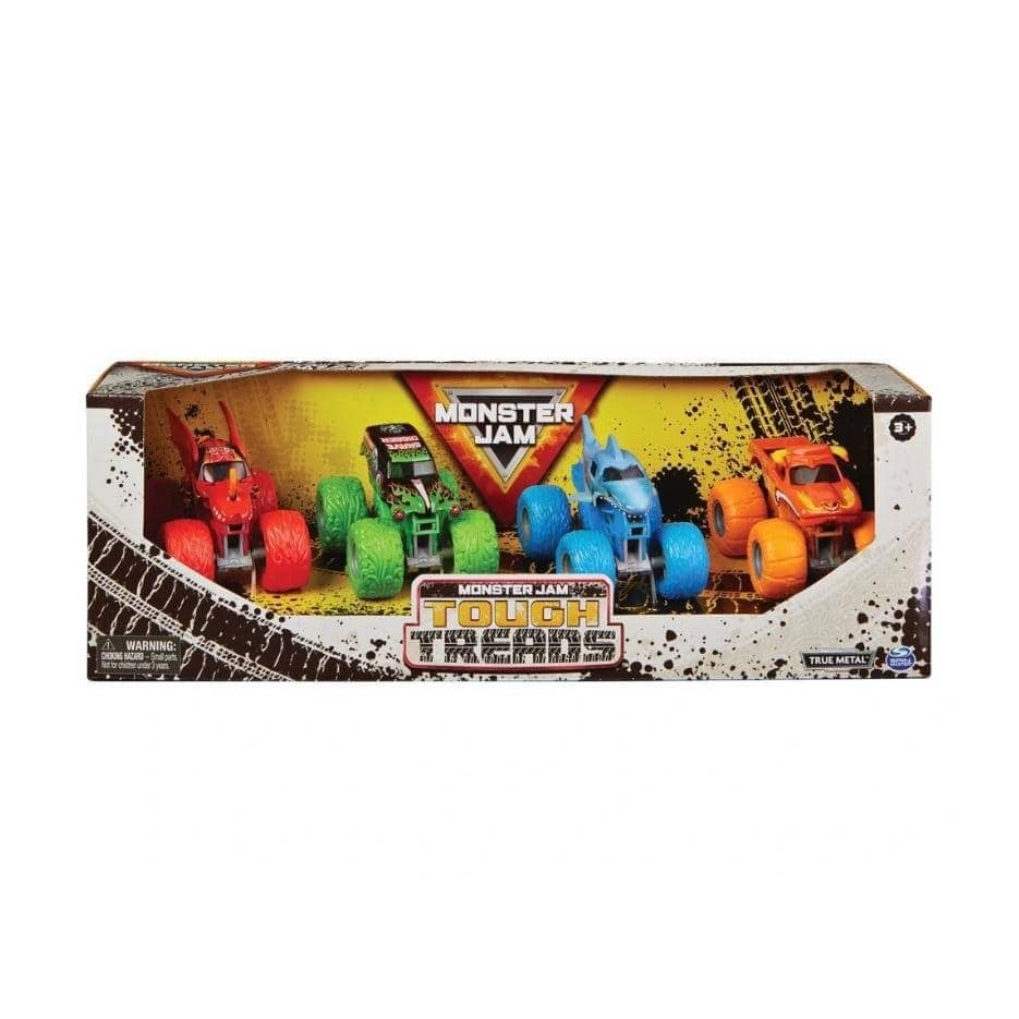 Monster Jam  - True Metal Tough Treads 4 Pack