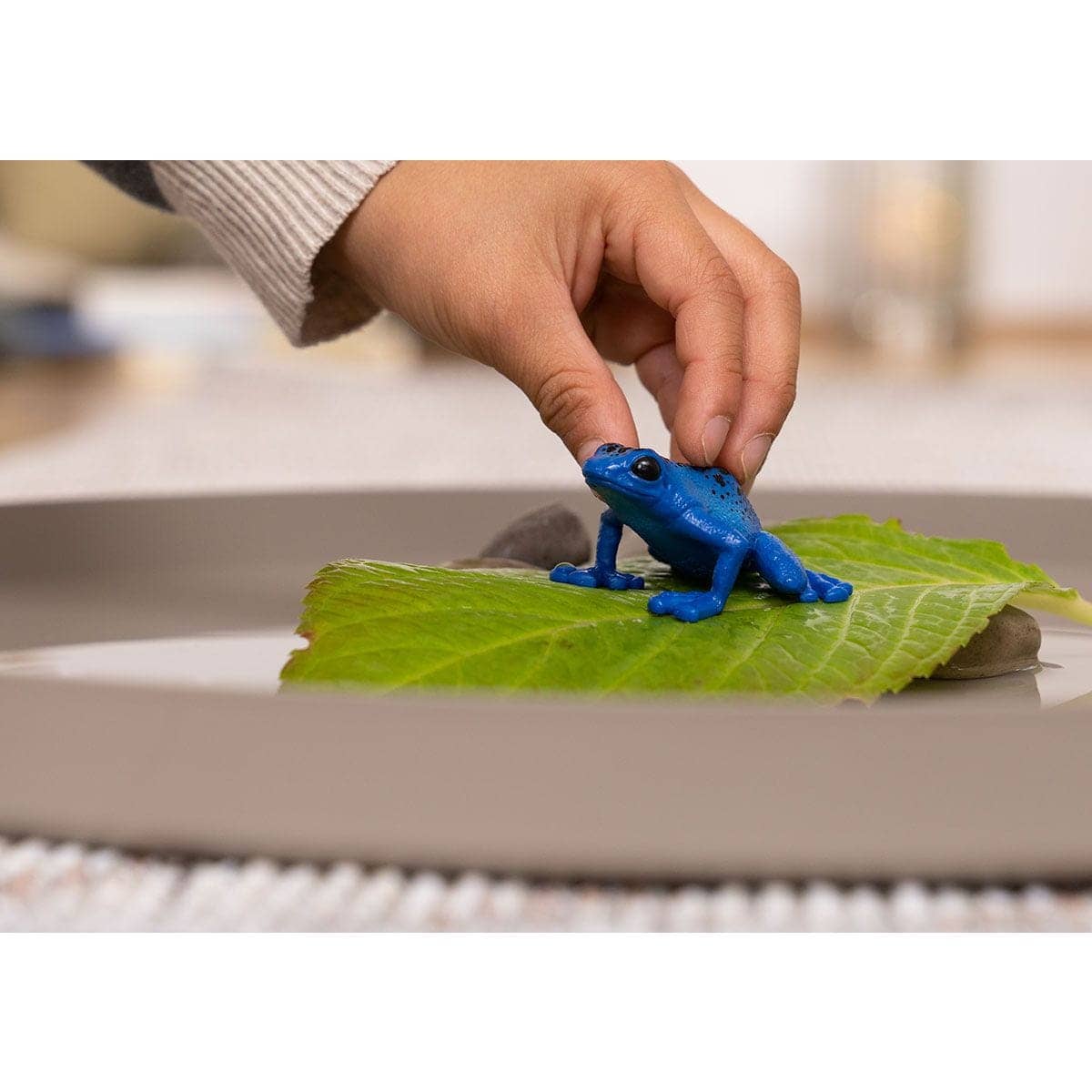 Schleich - Blue Poison Dart Frog Wildlife Figurine