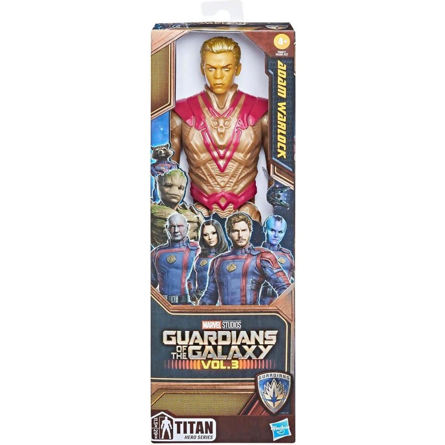 Marvel - Guardians Of The Galaxy Vol. 3 Titan Hero Series Adam Warlock 12-inch Action Figure - Hasbro