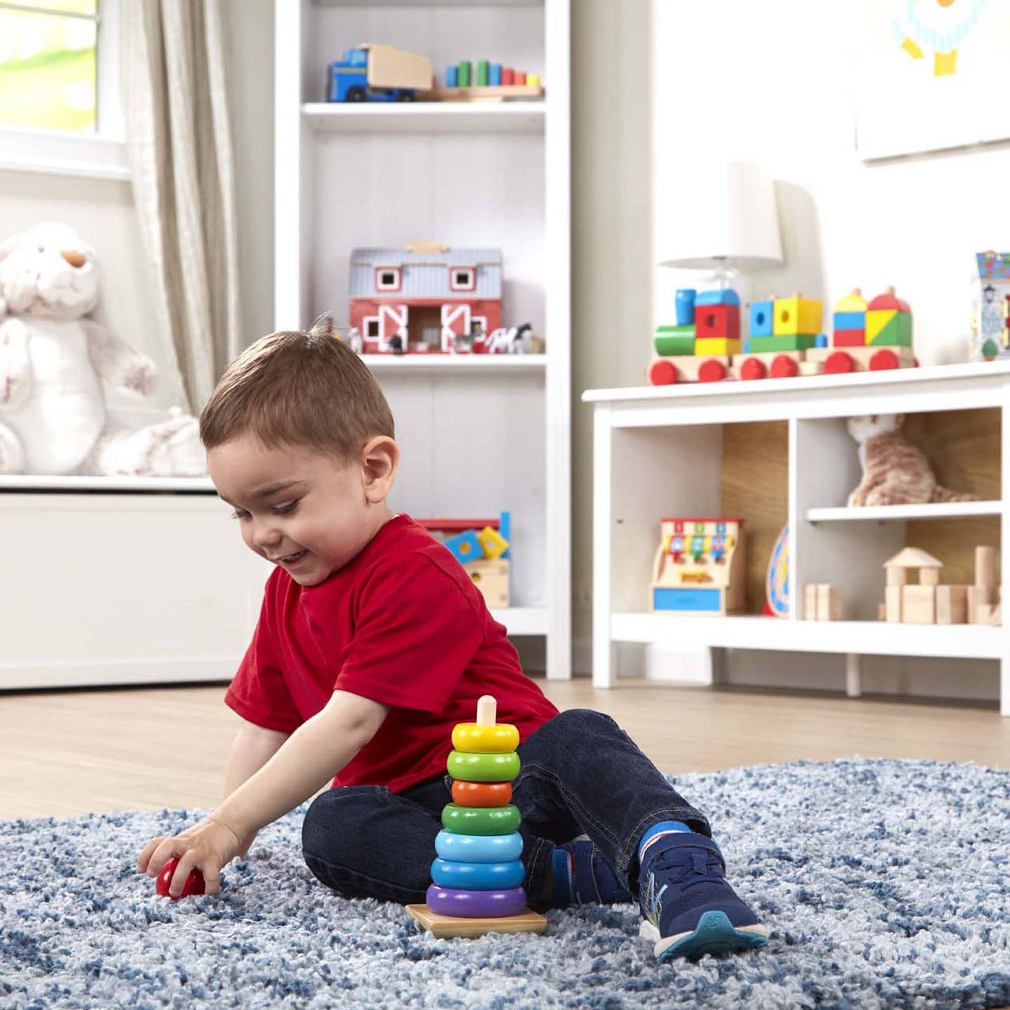 Melissa & Doug - Rainbow Stacker Classic Toy