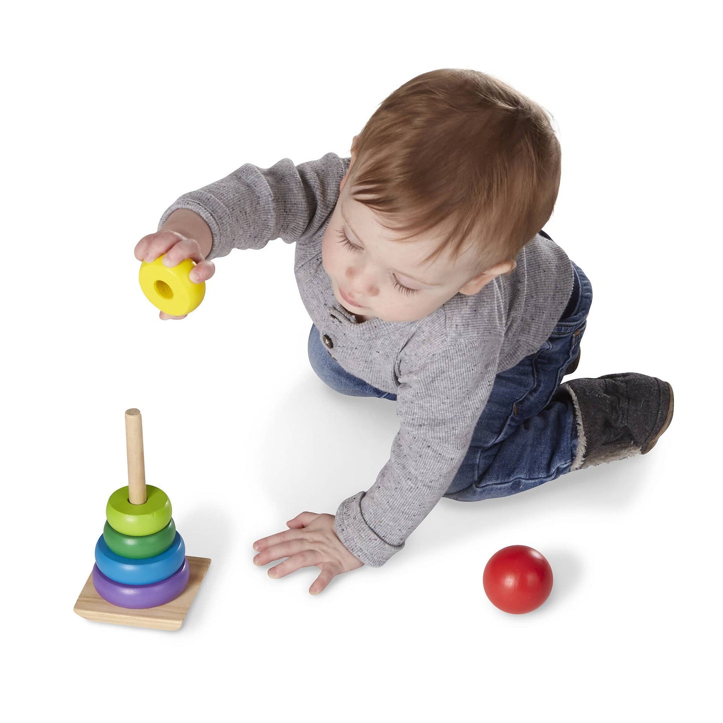Melissa & Doug - Rainbow Stacker Classic Toy
