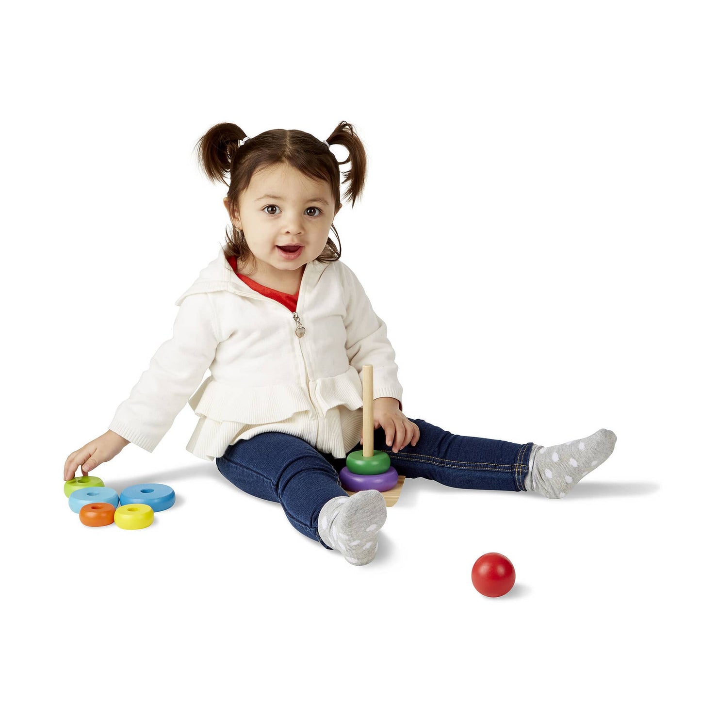 Melissa & Doug - Rainbow Stacker Classic Toy