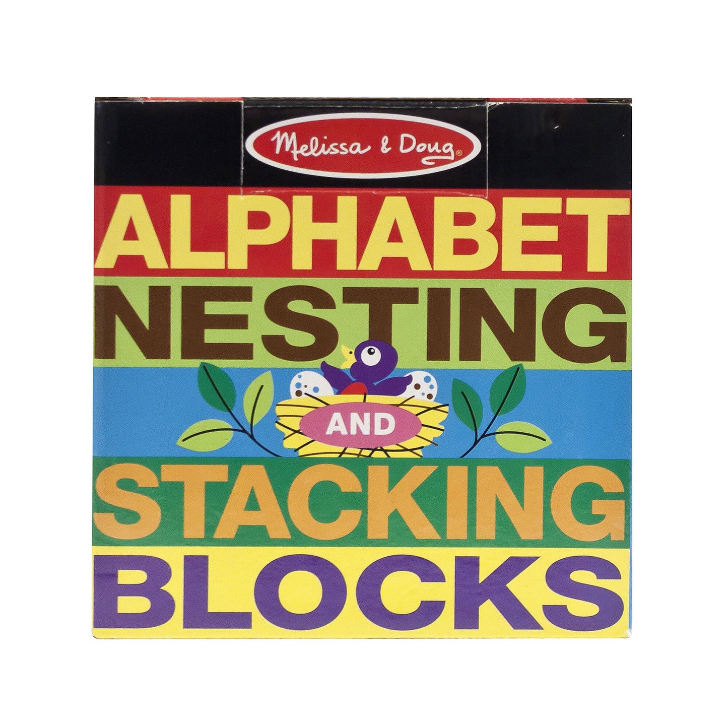 Melissa & Doug - Alphabet Nesting And Stacking Blocks