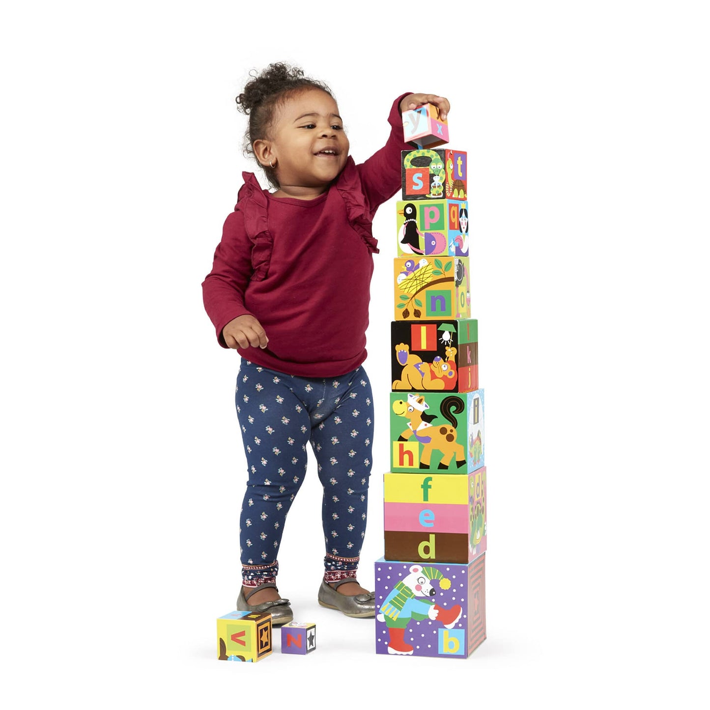 Melissa & Doug - Alphabet Nesting And Stacking Blocks