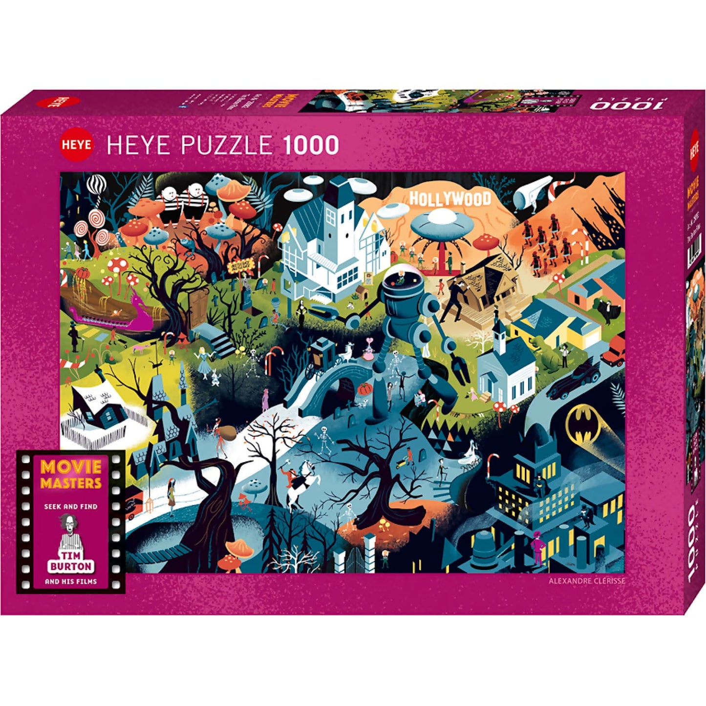 Heye - Movie Masters Tim Burton Films Jigsaw Puzzle 1000 Pieces