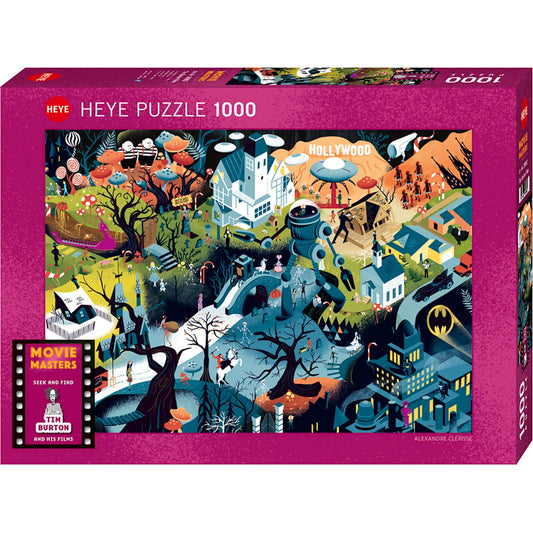 Heye - Movie Masters Tim Burton Films Jigsaw Puzzle 1000 Pieces