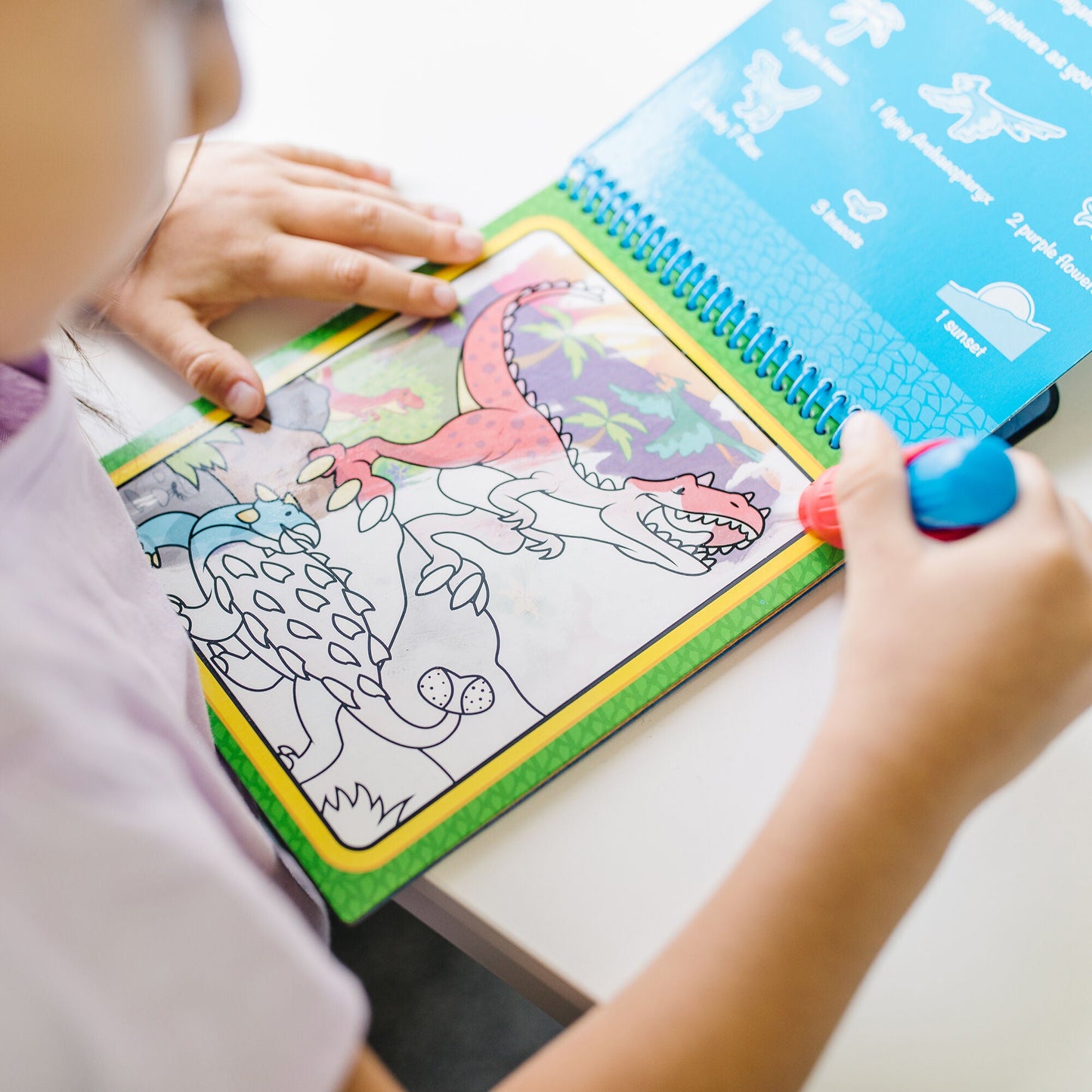 Melissa & Doug - Water Wow! Dinosaurs Water-reveal Pad - On The Go Travel Activity