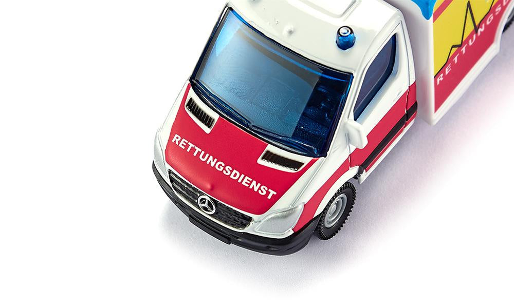 Siku - Ambulance Fire  Rescue Die-Cast Model Vehicle
