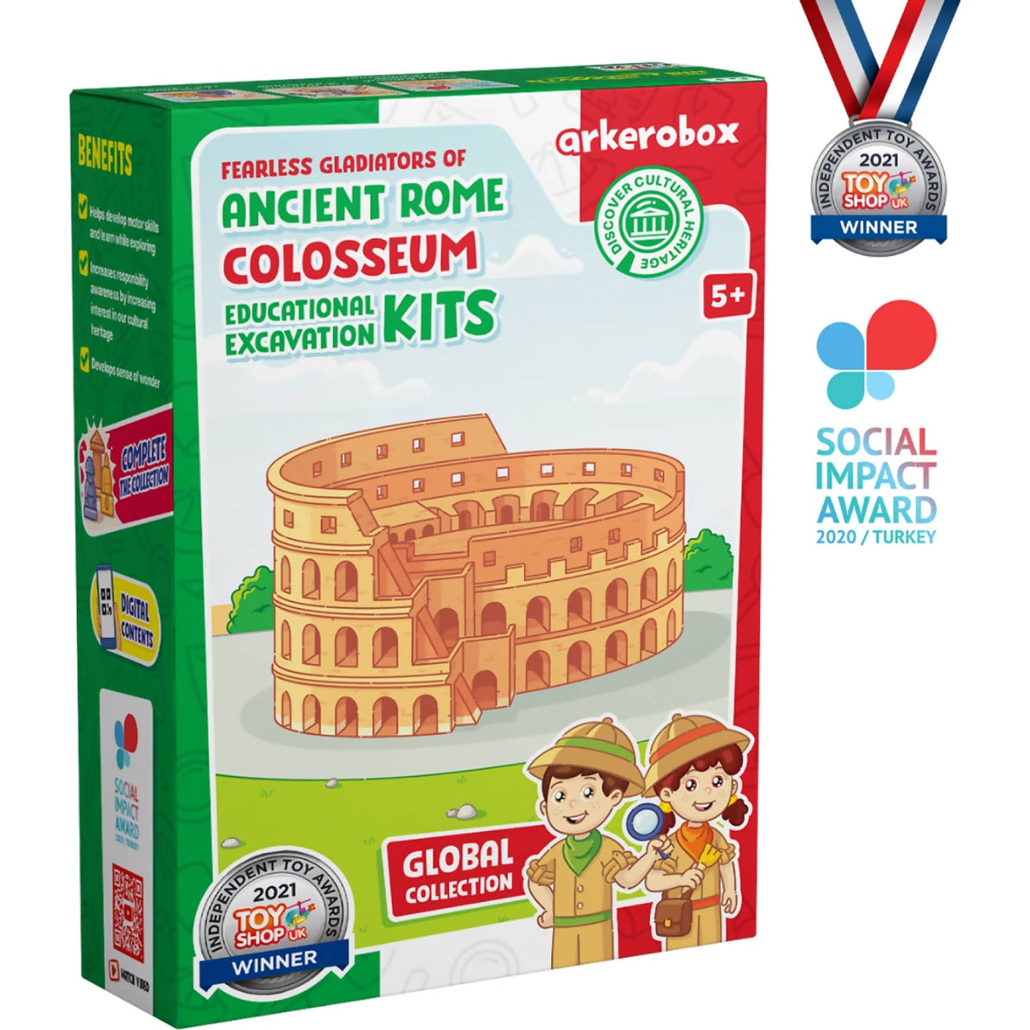 Arkerobox - Colosseum Archeological Excavation Kit